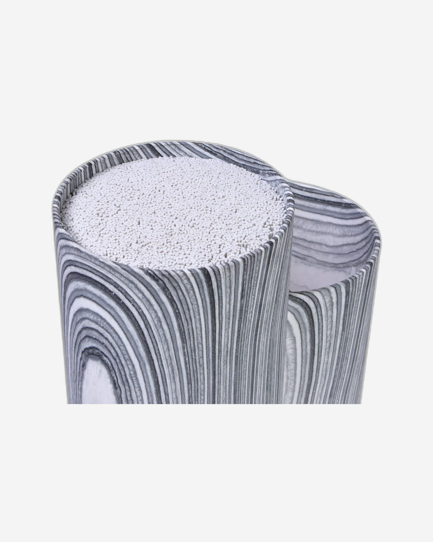 منظم سكاكين وأدوات مطبخ من فيسمان، لون رمادي رخامي