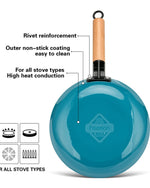 مقلاة فيسمان سيجرين سيريز ٢٨×٥٫٥ سم، مصنوعة من حديد الزهر خفيف الوزن ومطلية بالمينا