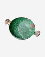 مقلاة ووك فيسمان مع غطاء من سلسلة ملاكيت من الألومنيوم باللون الأخضر 30×9 سم