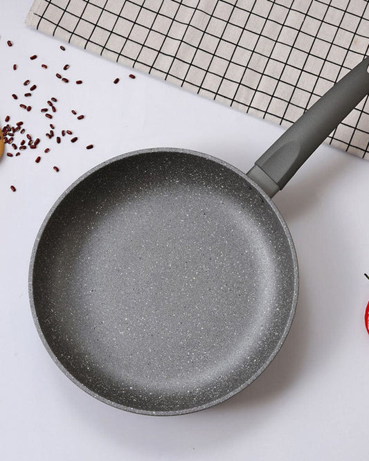 مقلاة فيسمان العميقة 28 سم، سلسلة الحجر الرمادي، مصنوعة من الألومنيوم وطبقة غير لاصقة