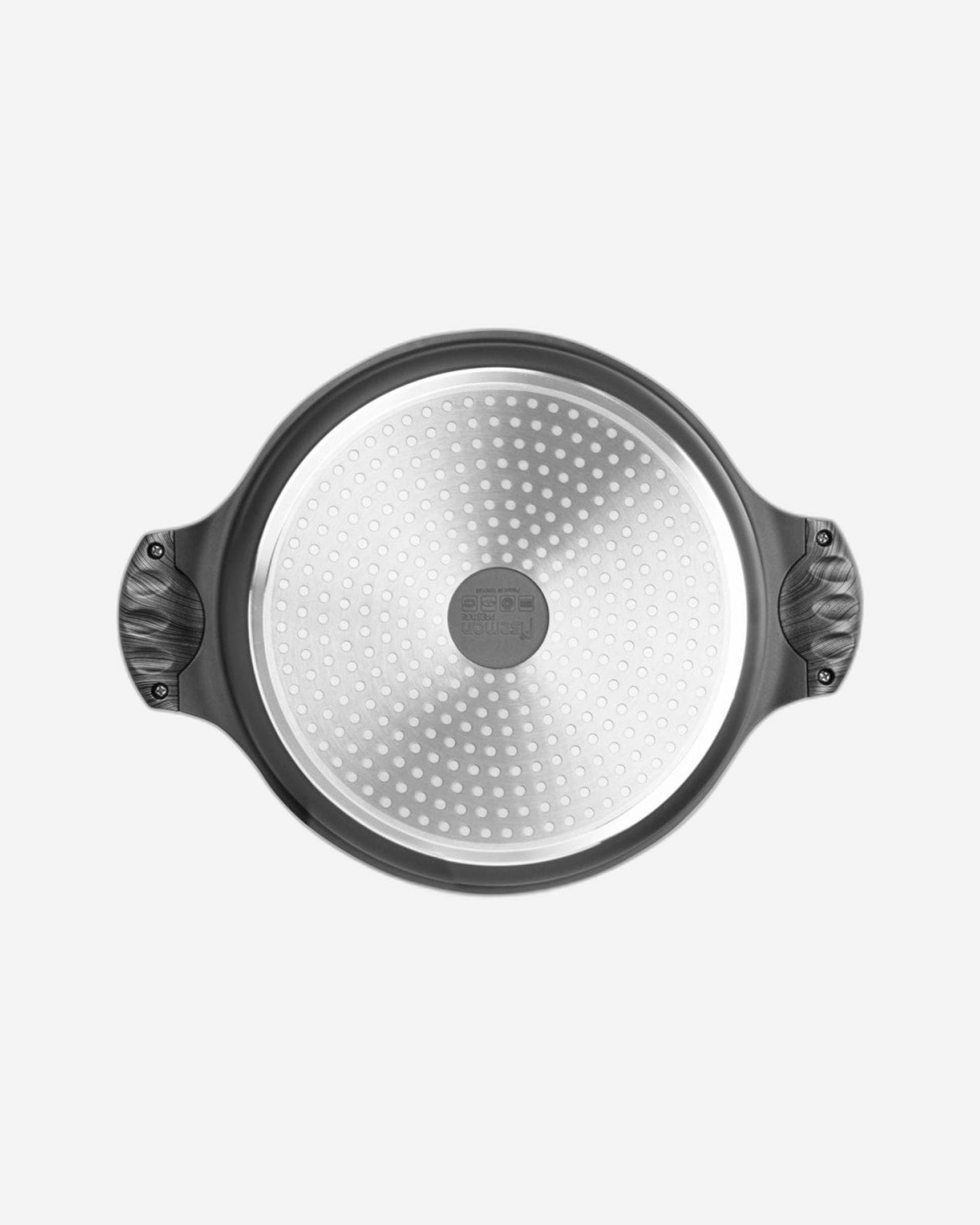 طاجن فيسمان برستيج أسود/رمادي 4.1 لتر