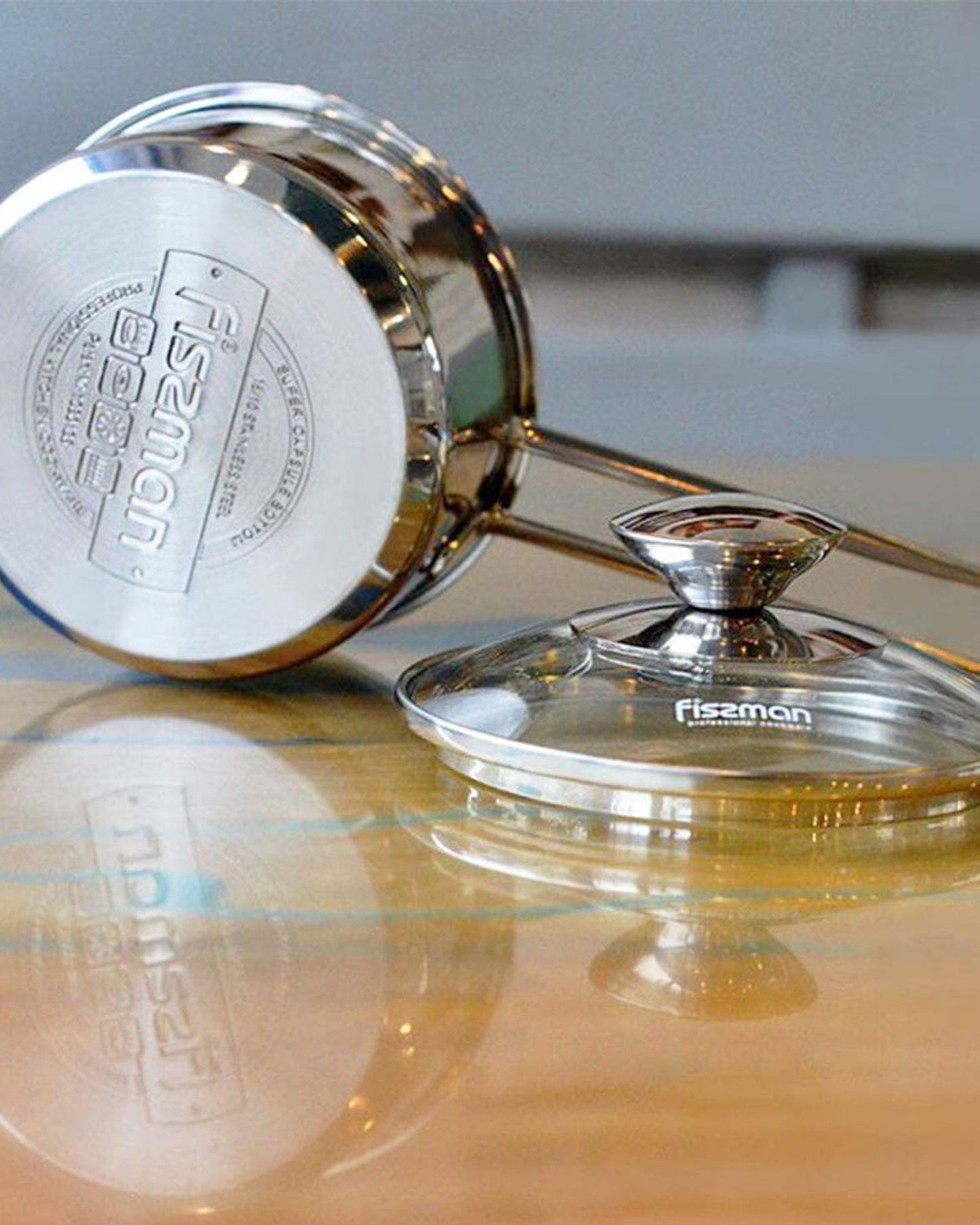 قدر فيسمان فضي 0.6 لتر