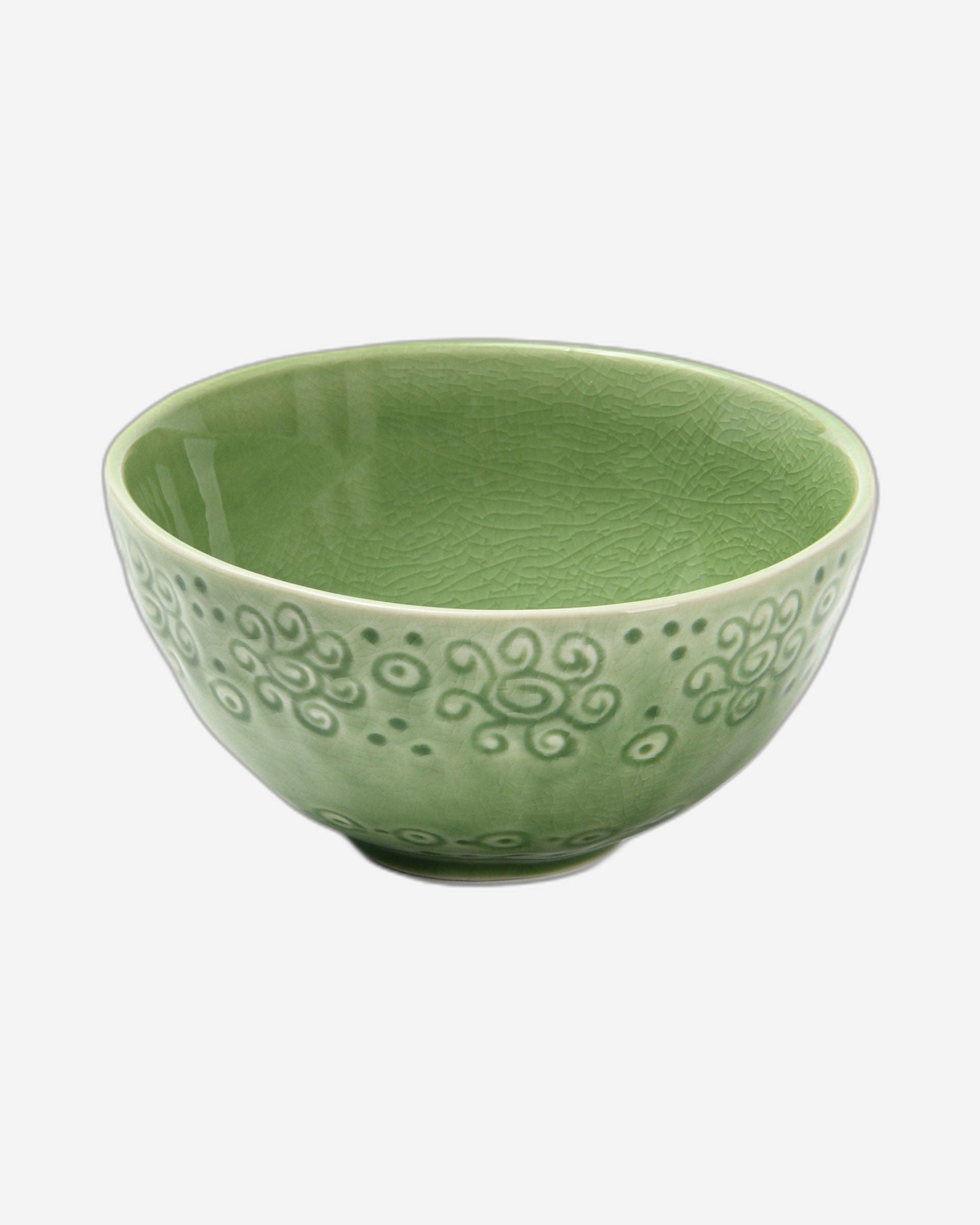 وعاء سيراميك فيسمان أخضر 14 سم