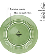 طبق سيراميك فيسمان أخضر 21.8 سم