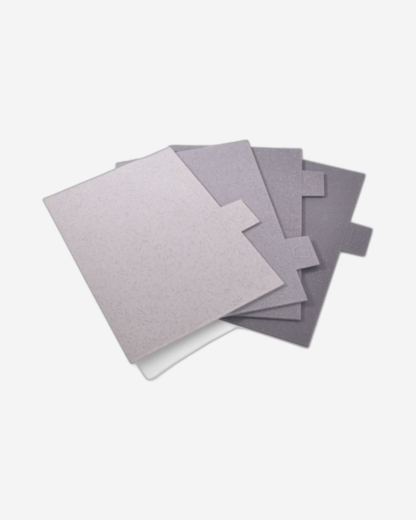 مجموعة ألواح تقطيع فيسمان المرنة مع حامل، 4 قطع، متعددة الألوان، 29×22 سم