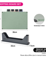 مجموعة ألواح تقطيع فيسمان إندكس، 4 قطع، 30 سم (بلاستيك)