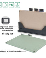 مجموعة ألواح تقطيع فيسمان إندكس، 4 قطع، 30 سم (بلاستيك)