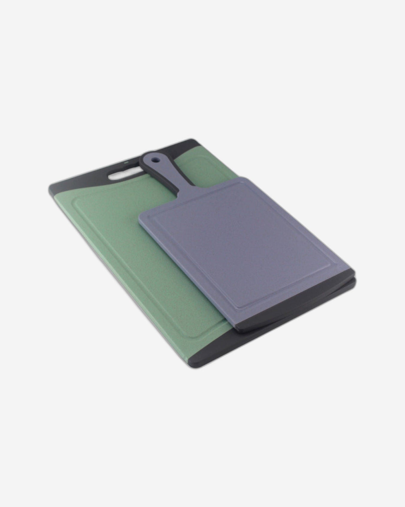 مجموعة ألواح تقطيع فيسمان إندكس من قطعتين، 25 سم و18 سم (بلاستيك + مطاط حراري)