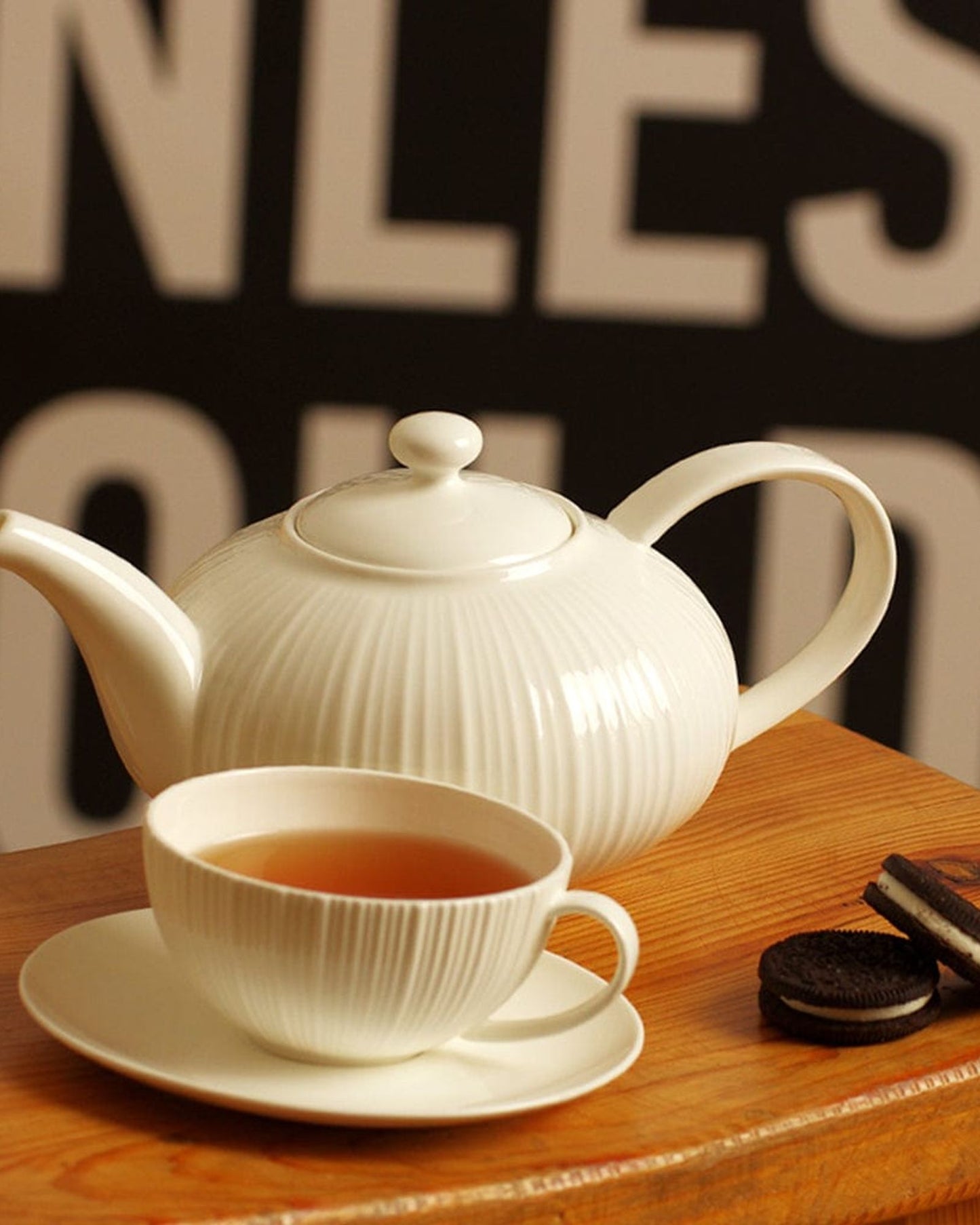 إبريق شاي فيسمان إليجانس بورسلين أبيض 1000 مل