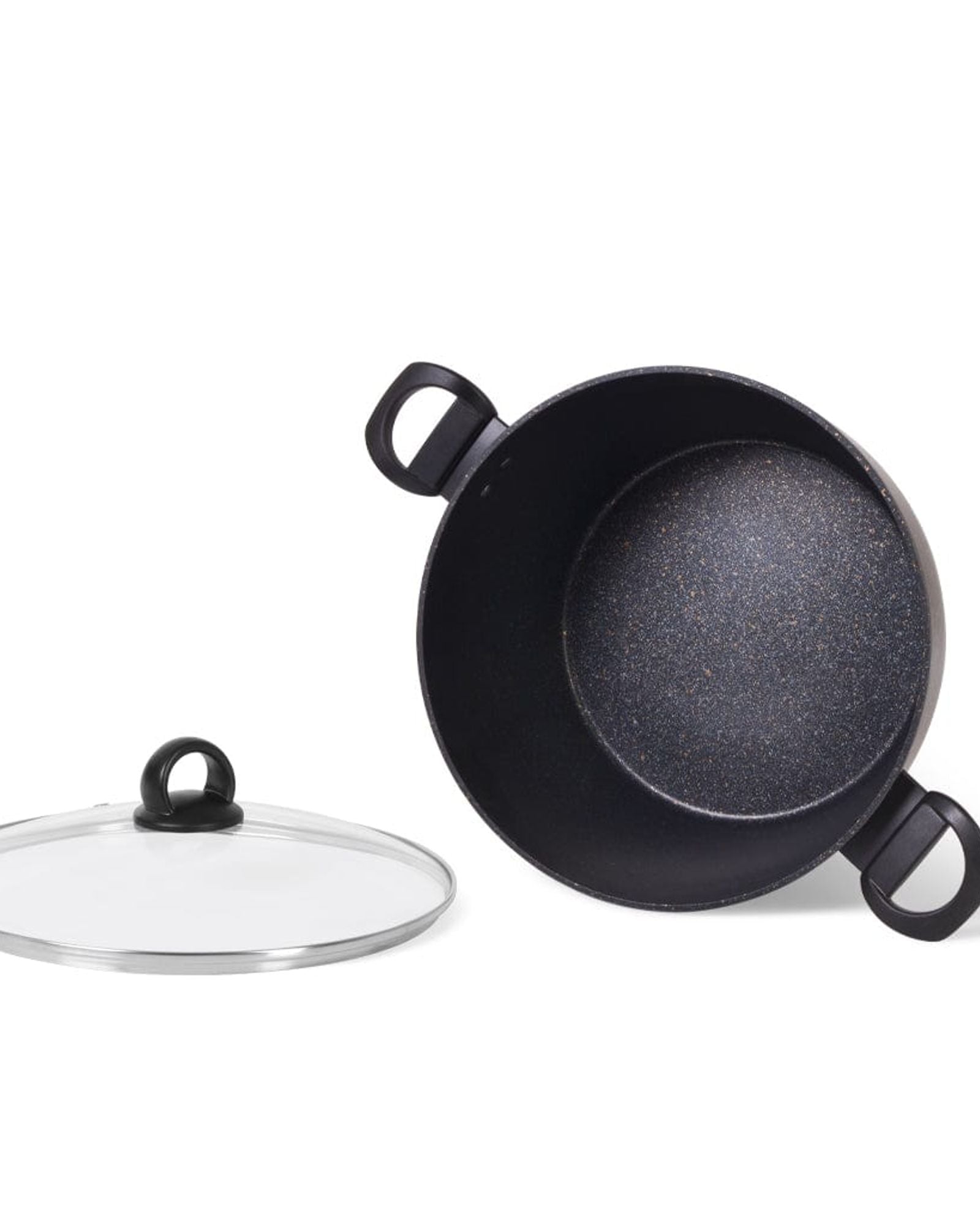 وعاء طهي فيسمان ماجنا سيريز من الألومنيوم بطبقة TouchStone مع قاعدة حثية وغطاء زجاجي 28×14 سم/7.35 لتر