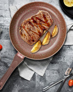 مقلاة فيسمان موسز ستون سيريز الاحترافية غير اللاصقة تاتش ستون، لون بني، 26×5.5 سم