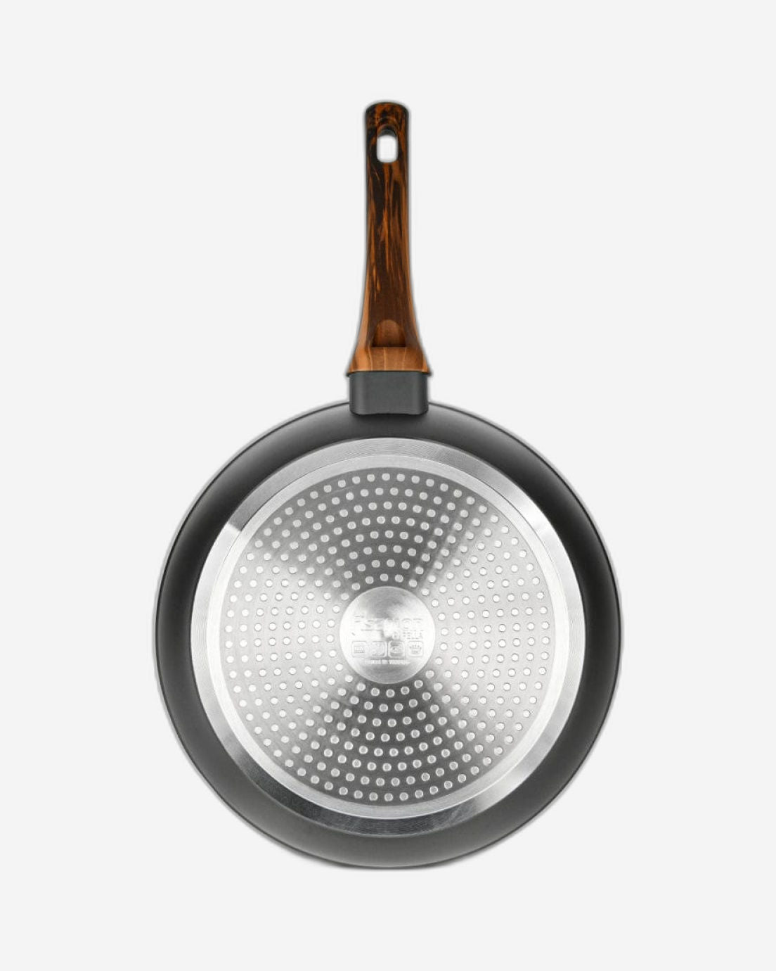 مقلاة فيسمان كابيلا سيريز ألومنيوم أسود/بني 24 سم