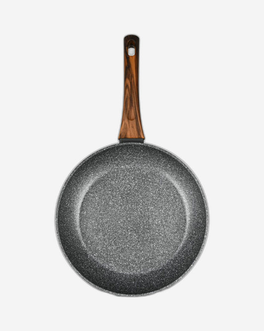 مقلاة فيسمان من الألومنيوم بطبقة غير لاصقة من سلسلة كابيلا مع قاعدة حثية، لون أسود/بني، 26 سم