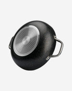 مقلاة ووك فيسمان برومو سيريز مع طلاء ألومنيوم غير لاصق 26×7.8 سم/3.3 لتر، لون أسود