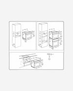 فرن إلكترولوكس المدمج صغير الحجم 60 سم