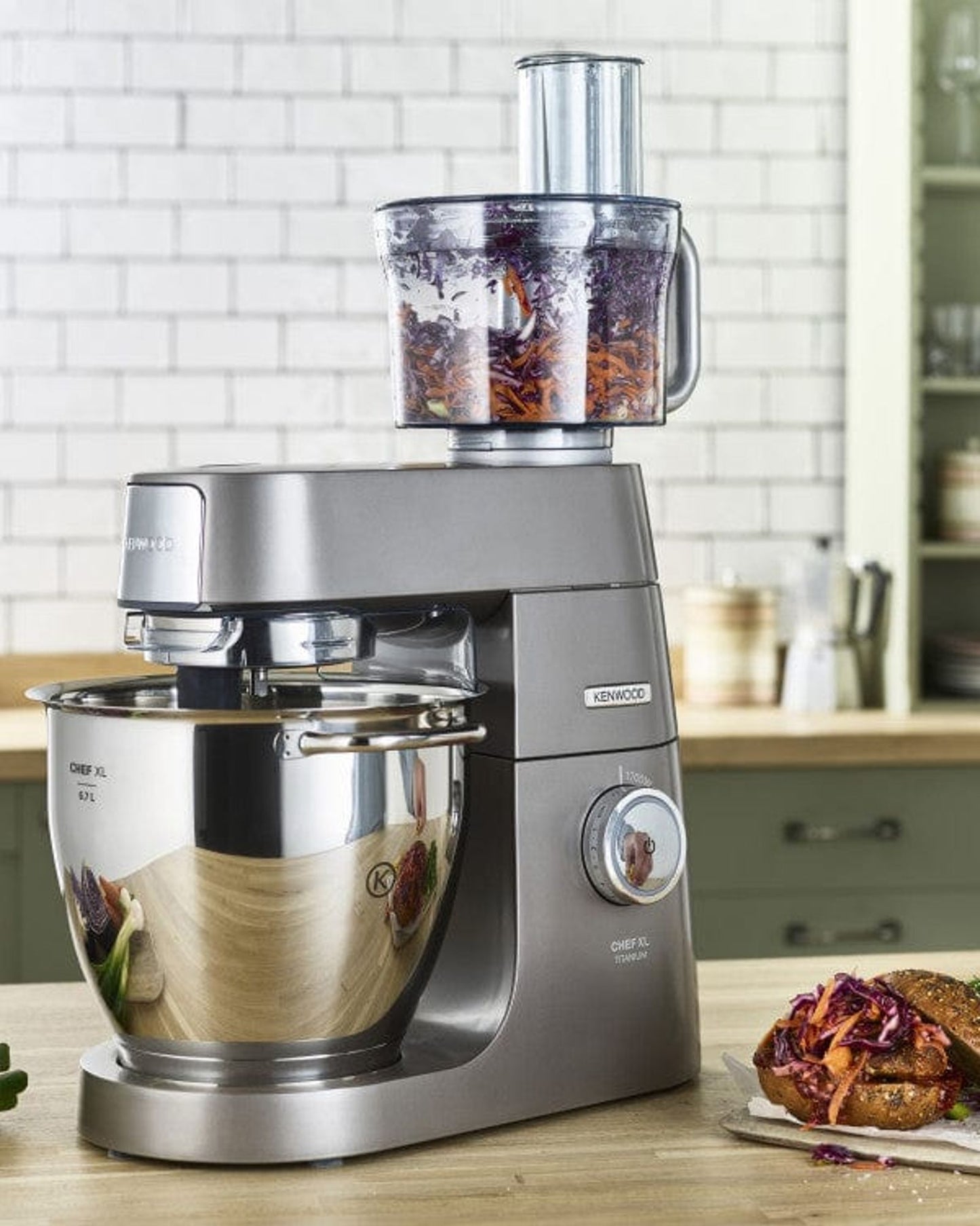 ماكينة المطبخ كينوود تيتانيوم سعة 6.7 لتر