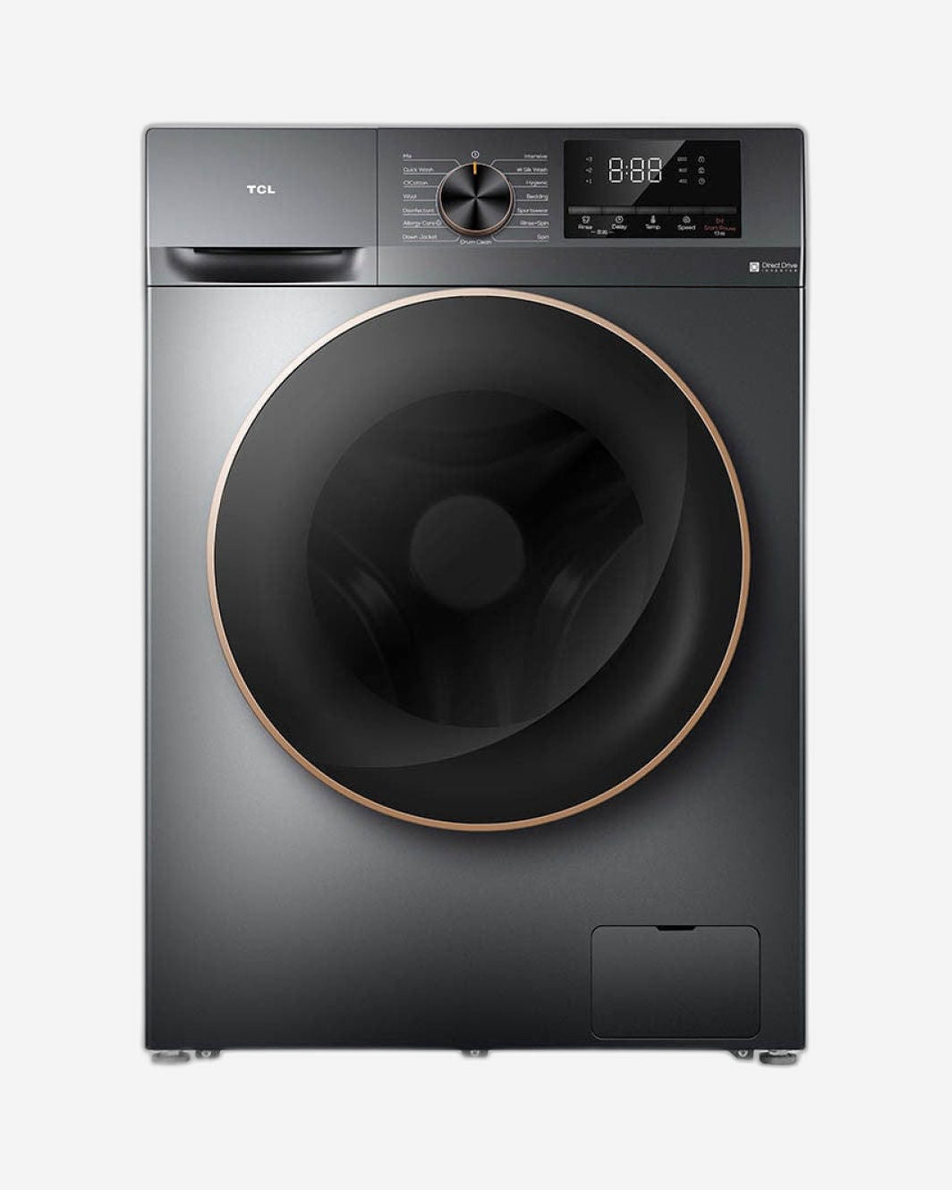 غسالة ملابس TCL تحميل أمامي سعة 10 كجم