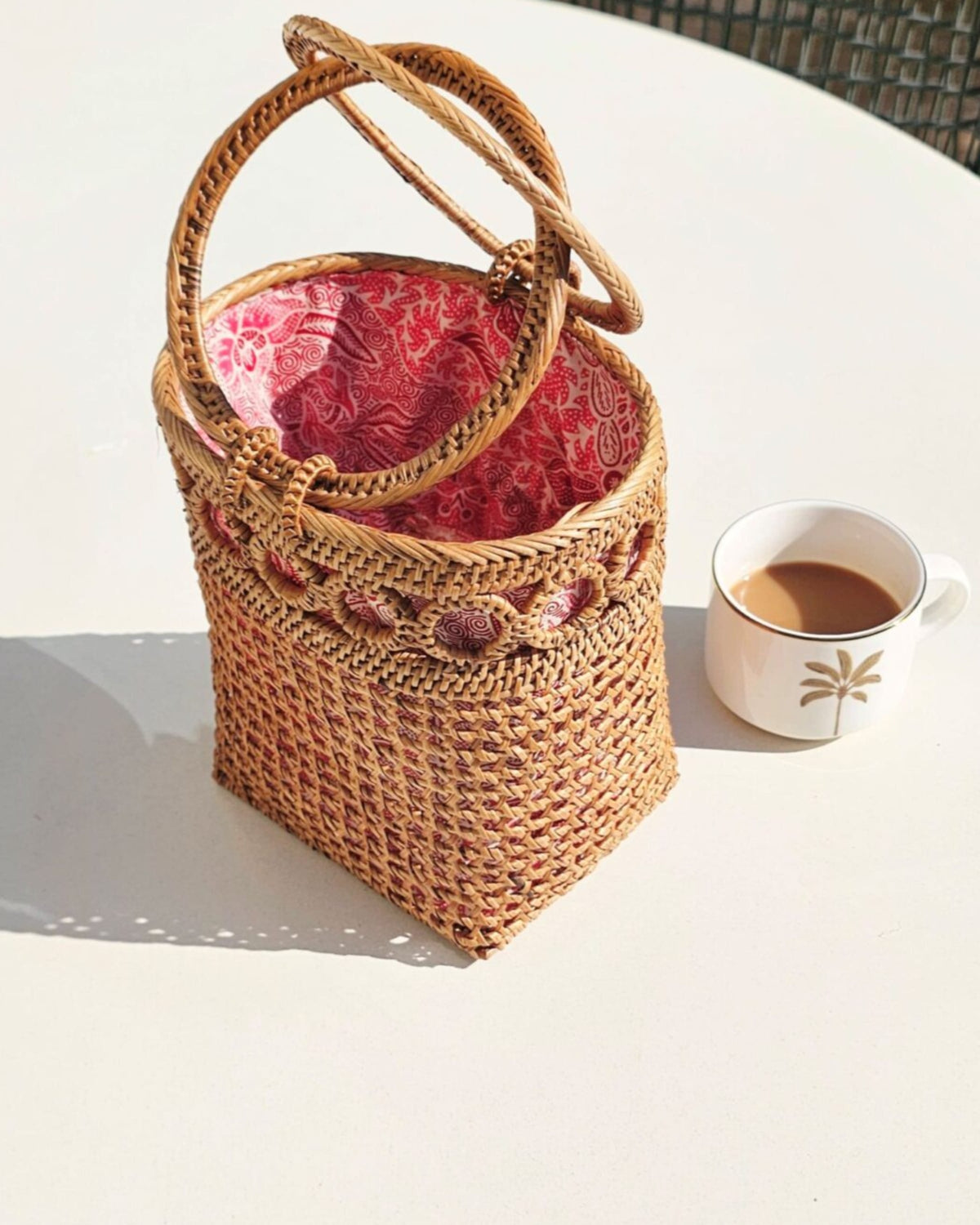 OHSun Perry Rattan Bucket