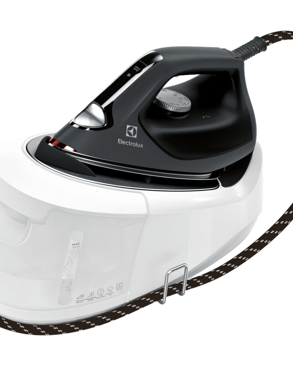 Electrolux Steam Iron, 2400W with PrecisionCare Technology, OutdoorCare and Resilium Soleplate, Executive Grey