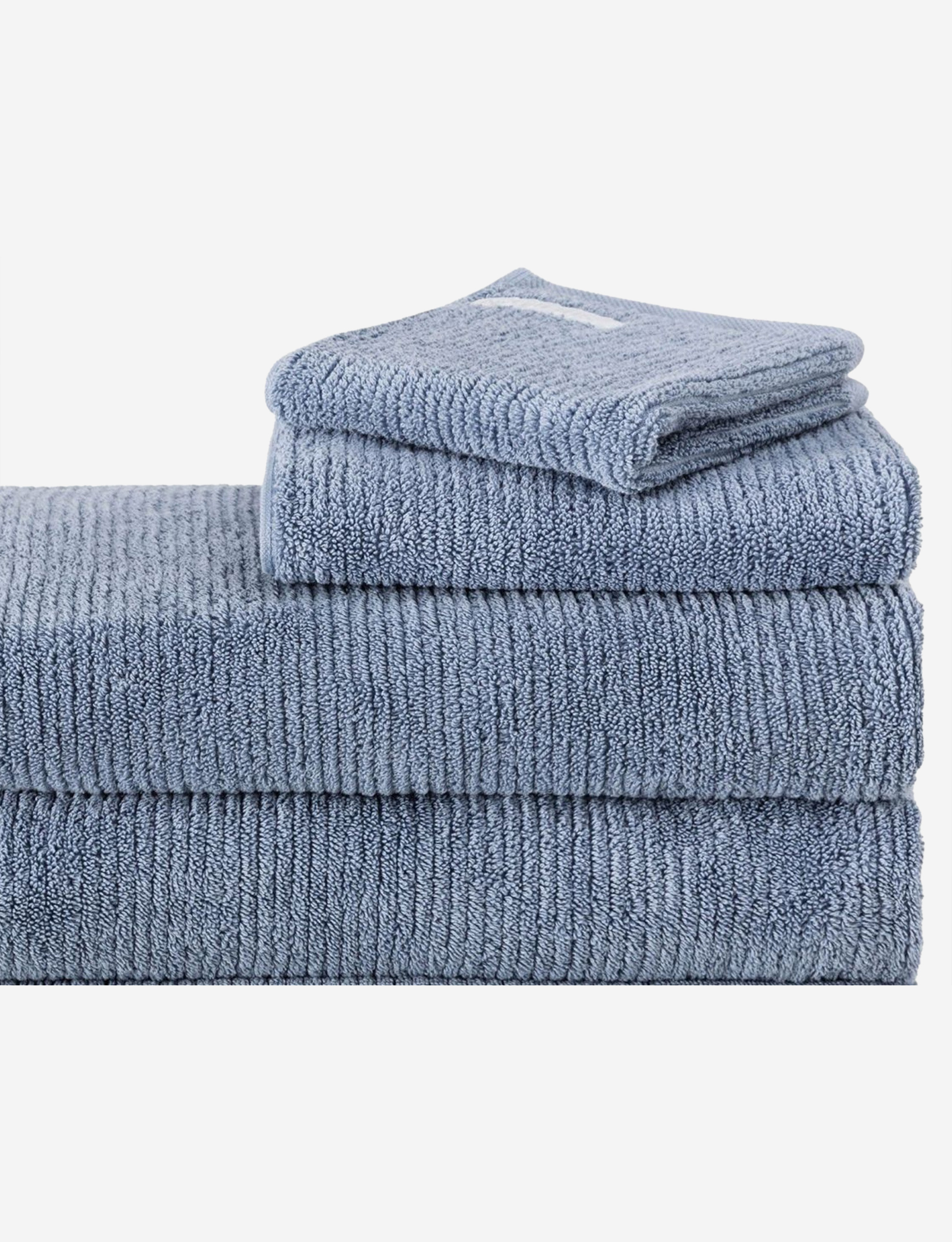 Sheridan Living Textures Face Towel Pair Orient Blue