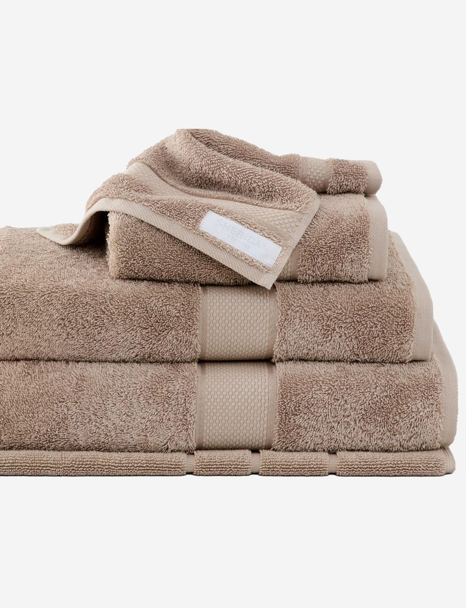 Sheridan Egyptian Cotton Face Towel Pair Latte