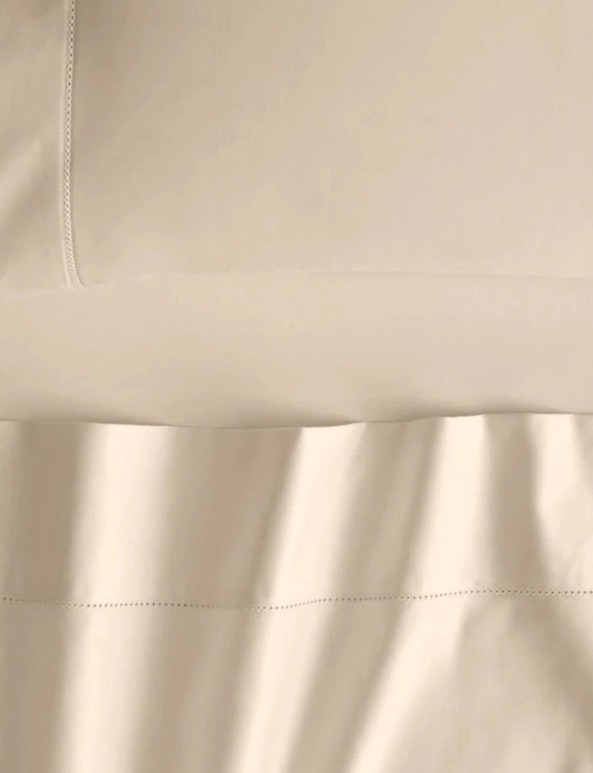 Sheridan 1000 TC Cotton Sateen Plain Dyed Standard Pillowcases Pair Champagne