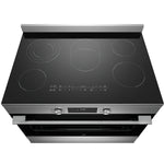 موقد إلكترولوكس قائم بذاته سعة 116 لترًا مزود بسطح طهي سيراميكي وفرن كهربائي