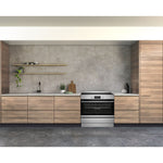 موقد إلكترولوكس قائم بذاته سعة 116 لترًا مزود بسطح طهي سيراميكي وفرن كهربائي