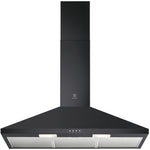Electrolux 90cm UltimateTaste 300 chimney extractor hood, Black