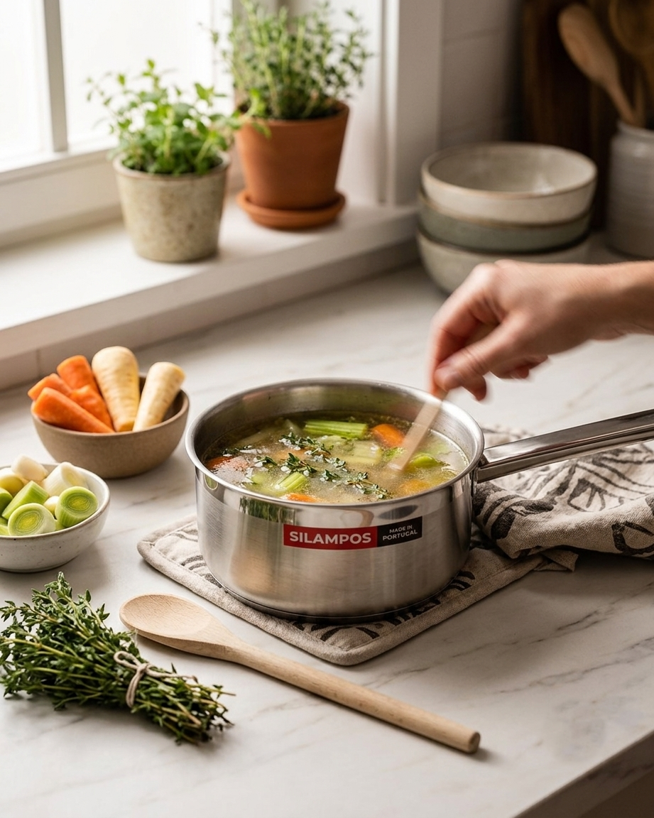 Silampos Atlantico Saucepan with Lid 20Cm