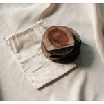 مجموعة قواعد أكواب خشبية من نورديكو - 4 قطع