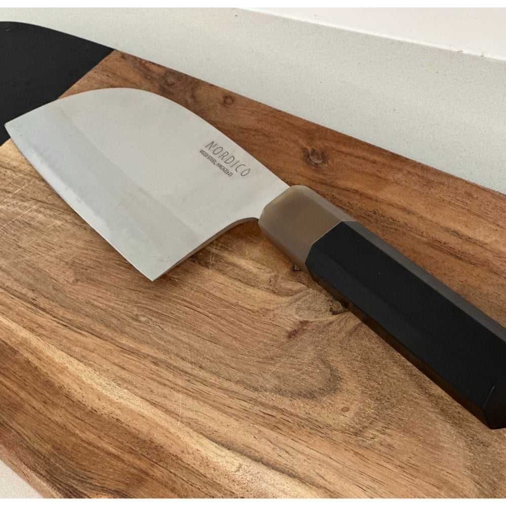 سكين ساطور نورديكو VG-10 ياباني 7 بوصات + غمد خشبي - هدايا