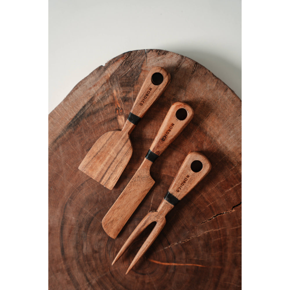 مجموعة ألواح الجبن الخشبية من نورديكو