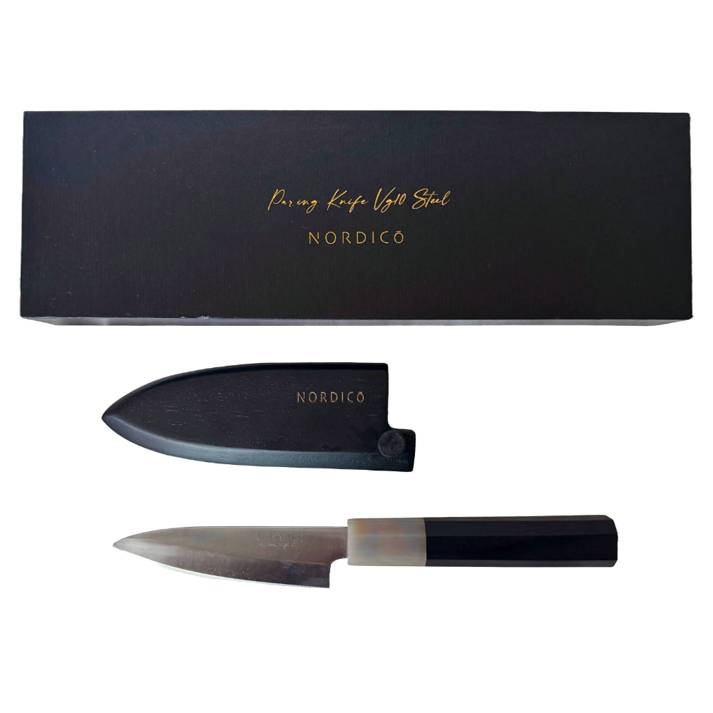 Nordico VG-10 Paring Knife 4" Japanese + Wooden sheath