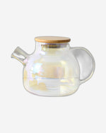 إبريق شاي فيسمان سعة 1000 مل مع مصفاة من الفولاذ المقاوم للصدأ وزجاج مقاوم للحرارة