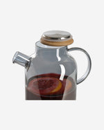 إبريق شاي فيسمان سعة 1800 مل مع مصفاة من الفولاذ المقاوم للصدأ وزجاج مقاوم للحرارة
