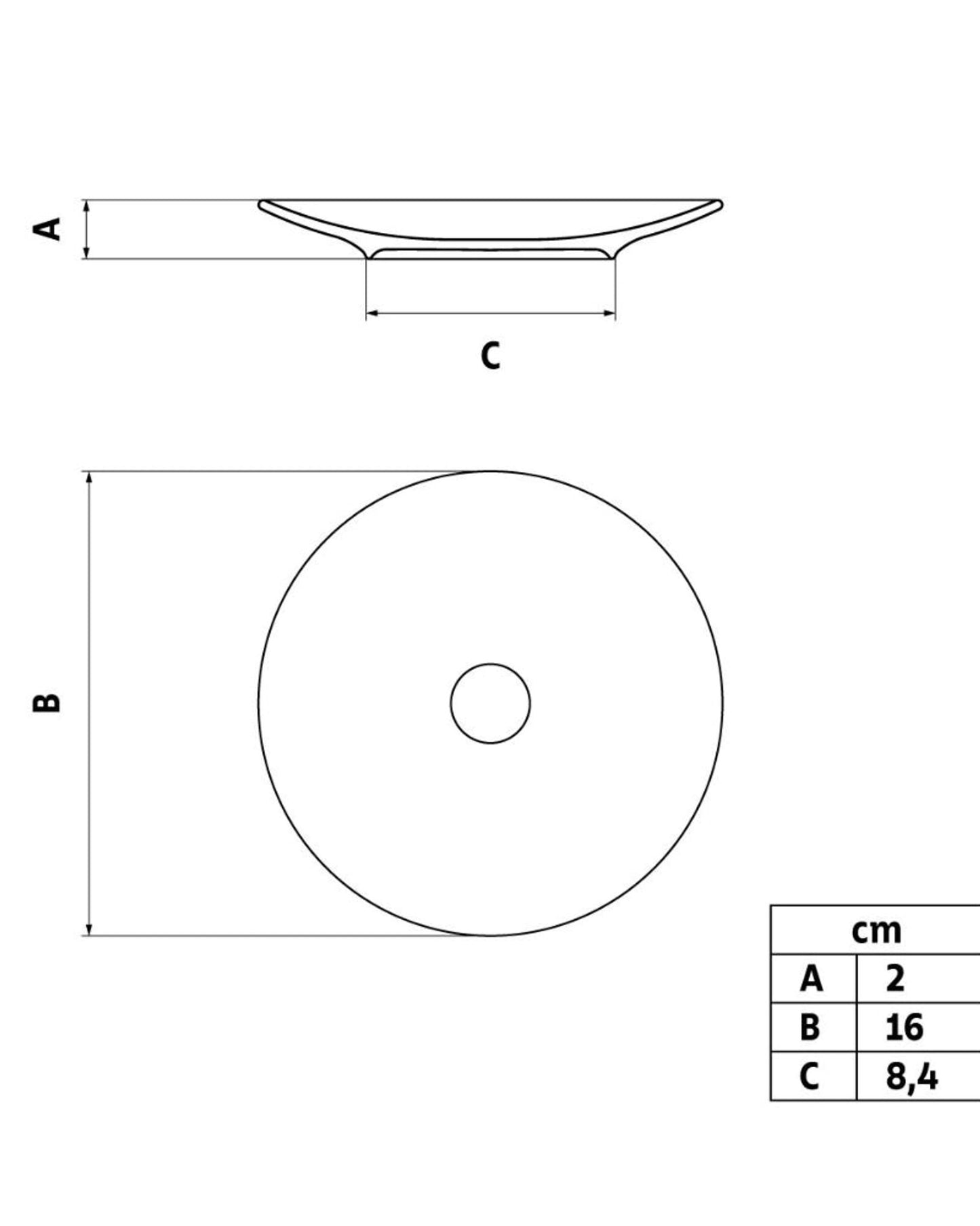 طبق خبز من الخزف البني من ترامونتينا روستيكو، 16 سم