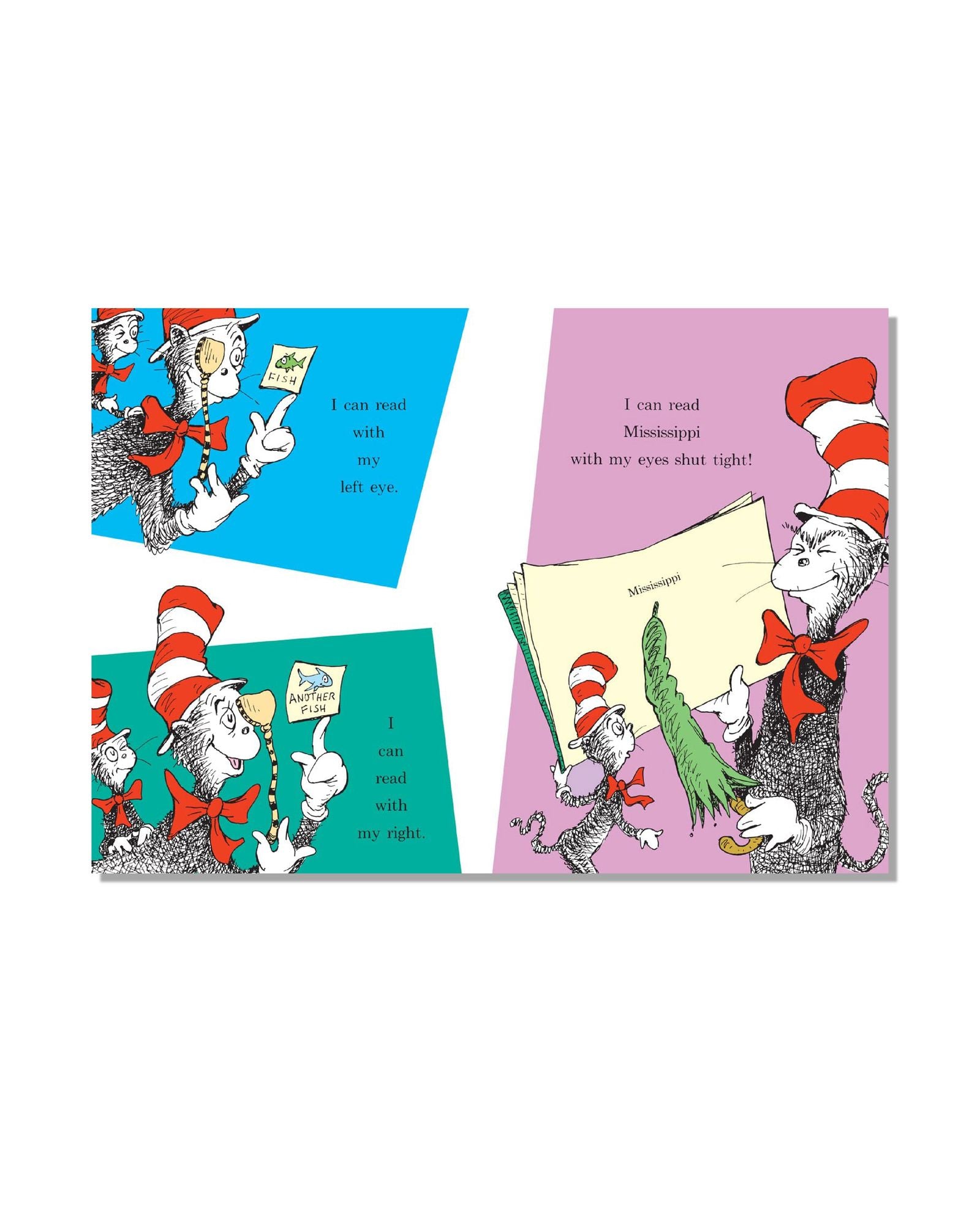 أستطيع القراءة وأنا مغمضة العينين