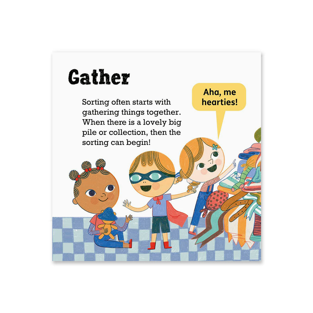 كلمات الرياضيات للأطفال الصغار: الفرز