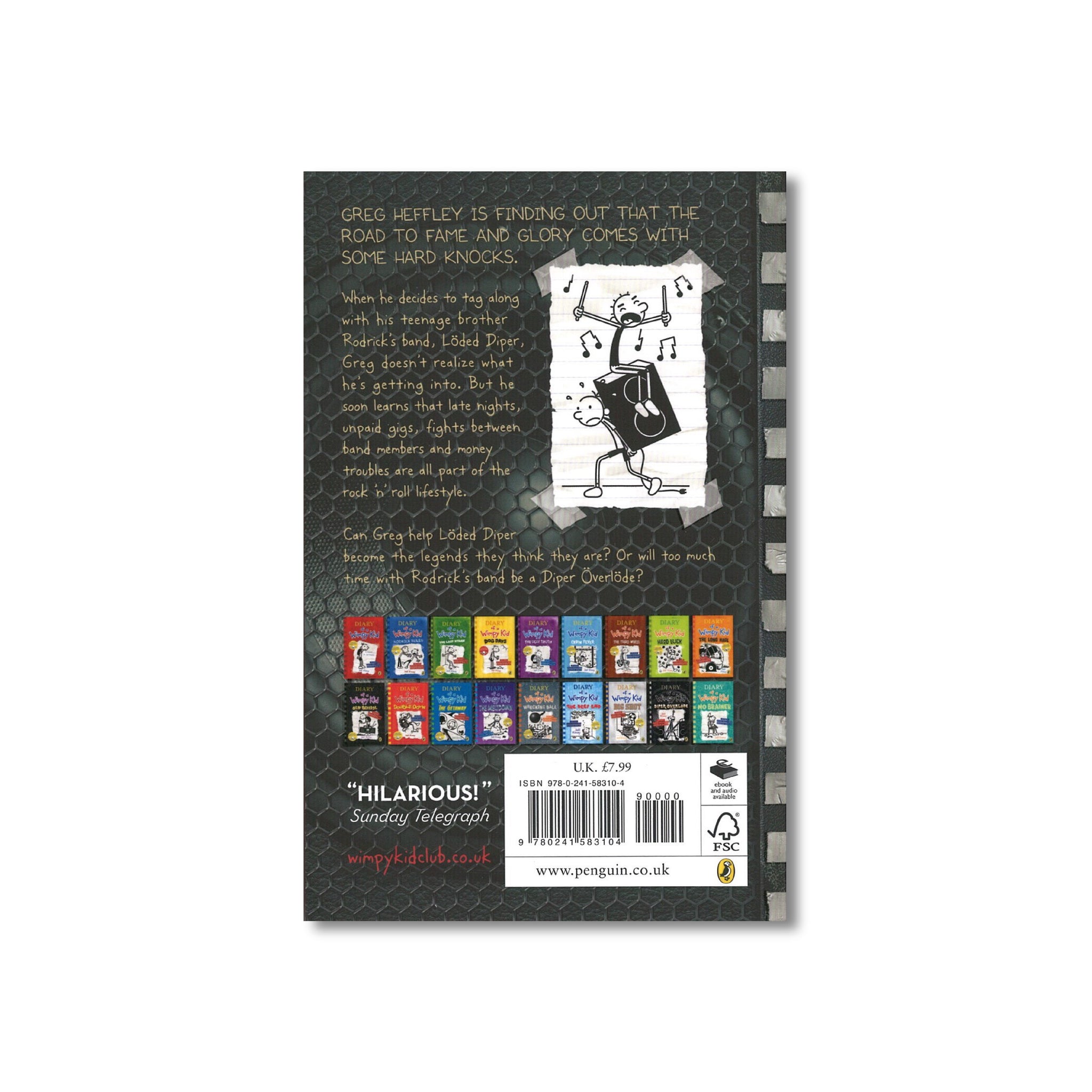 مذكرات طفل ضعيف: ديبر أوفرلود (الكتاب 17)