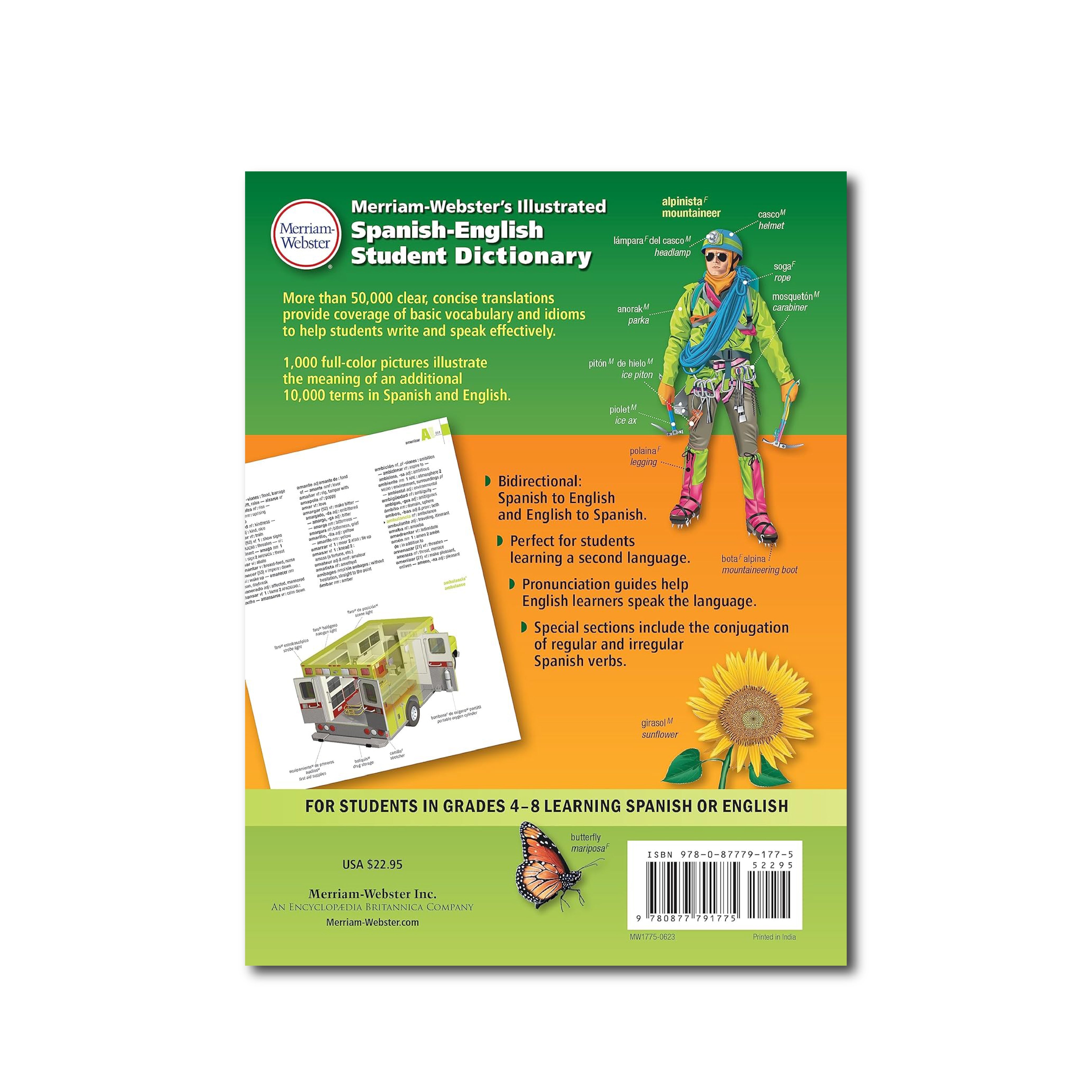 قاموس ميريام وبستر المصوّر للطلاب من الإسبانية إلى الإنجليزية