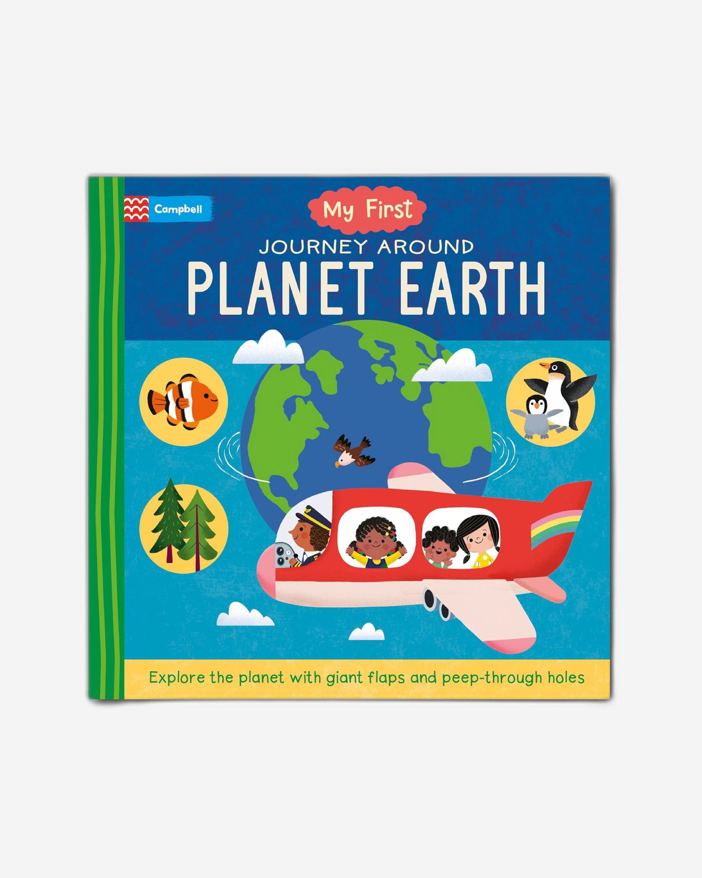 رحلتي الأولى حول كوكب الأرض: استكشف الكوكب من خلال اللوحات العملاقة والثقوب التي يمكنك من خلالها التجسس