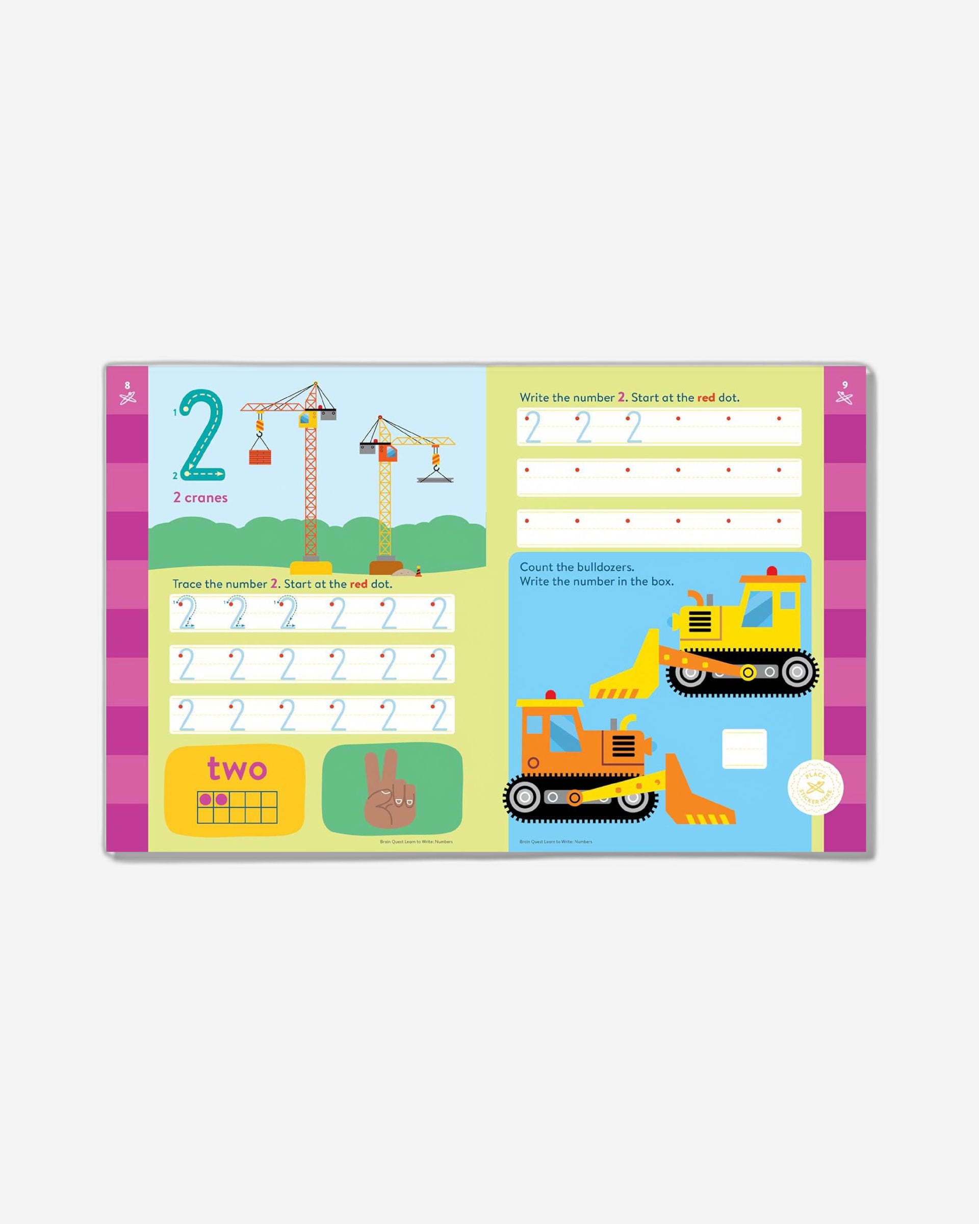 Brain Quest تعلم الكتابة: الأرقام