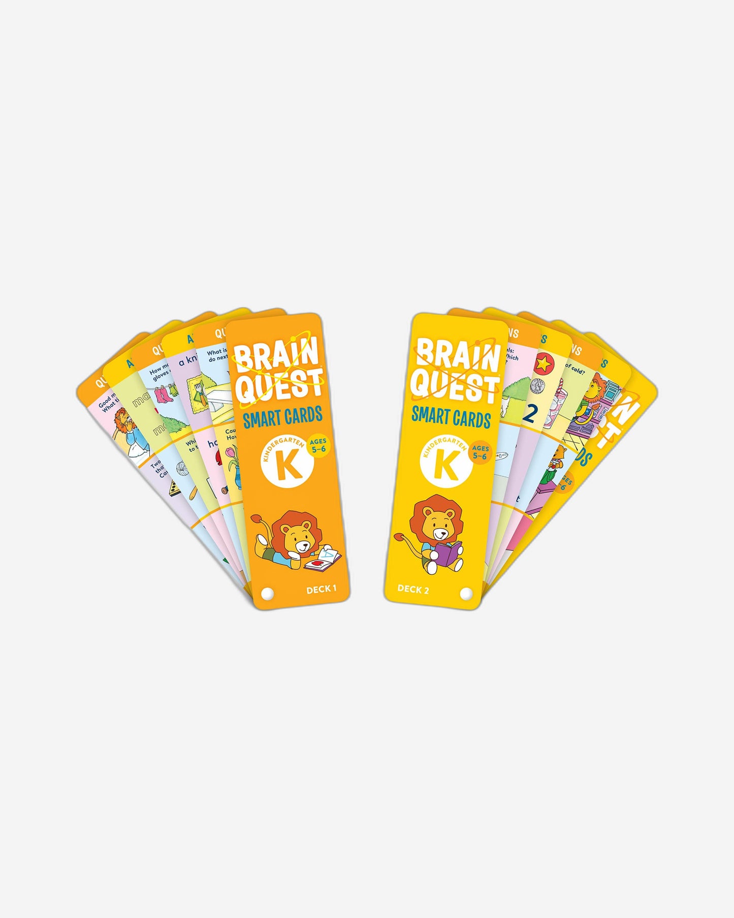 بطاقات ذكية لرياض الأطفال من Brain Quest، الطبعة الخامسة المنقحة