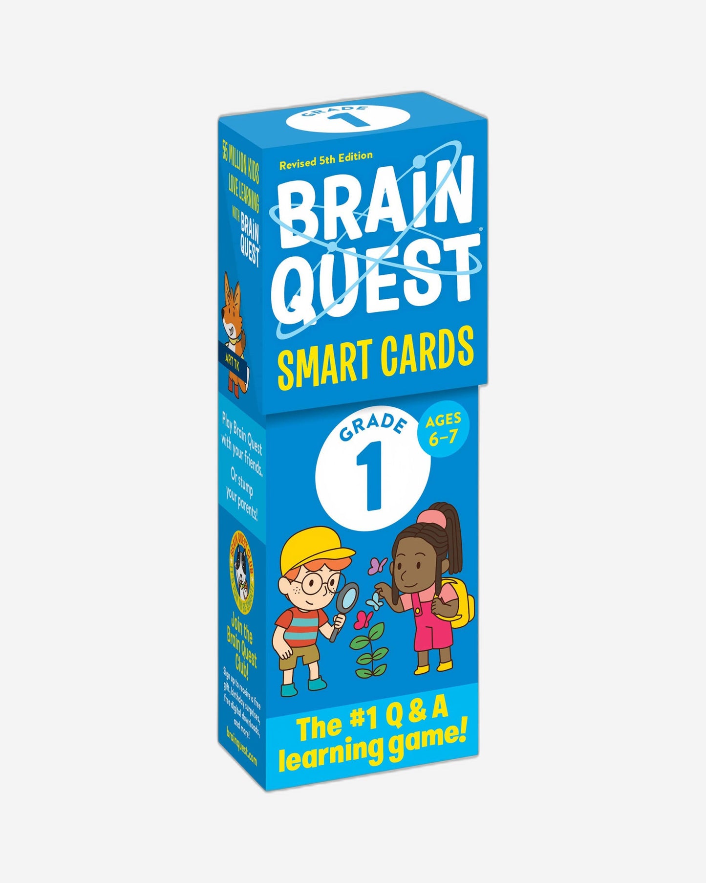 بطاقات ذكية من Brain Quest للصف الأول - الطبعة الخامسة المنقحة