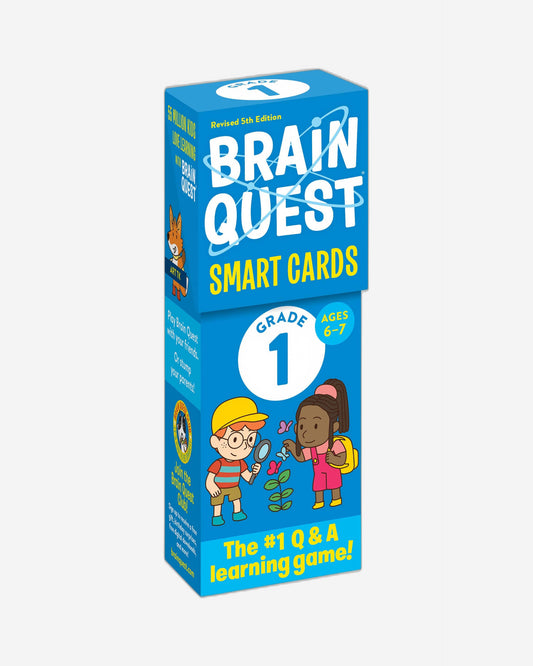 بطاقات ذكية من Brain Quest للصف الأول - الطبعة الخامسة المنقحة