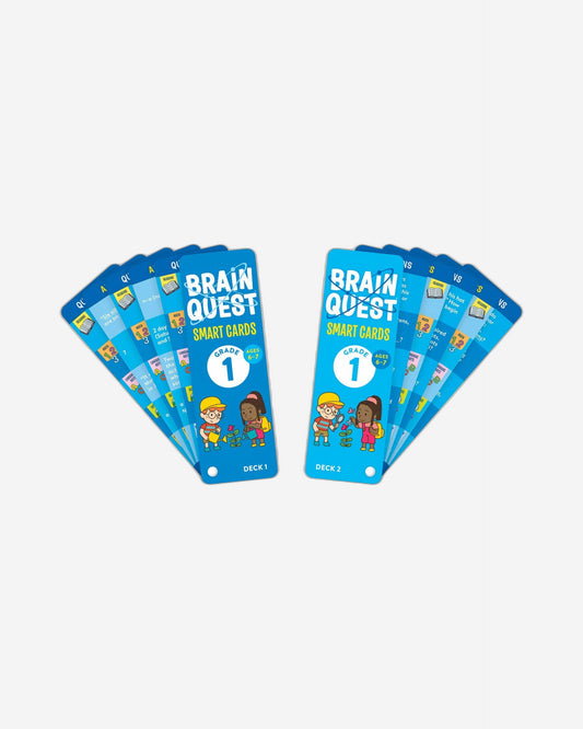 بطاقات ذكية من Brain Quest للصف الأول - الطبعة الخامسة المنقحة