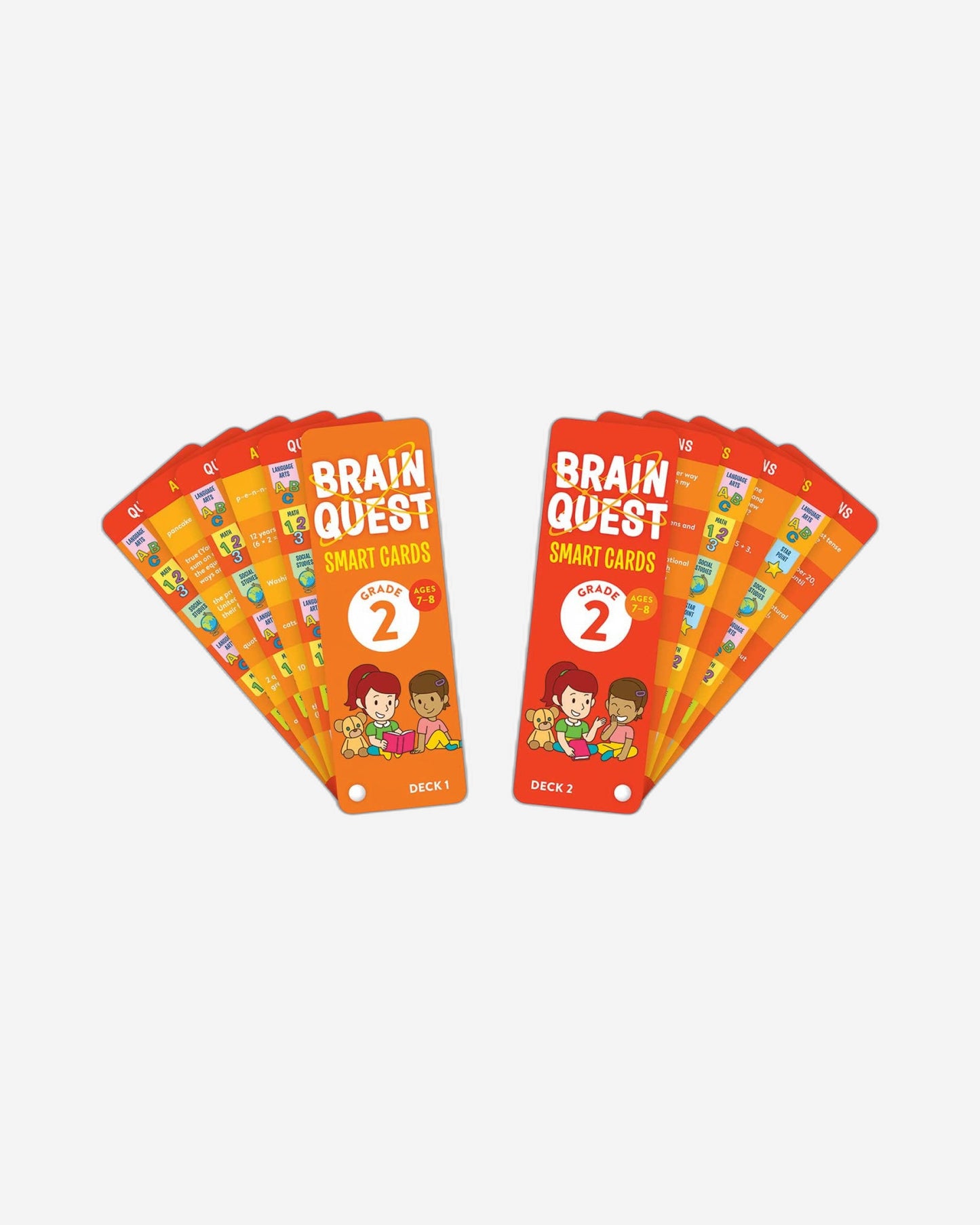 بطاقات ذكية من Brain Quest للصف الثاني - النسخة الخامسة المنقحة