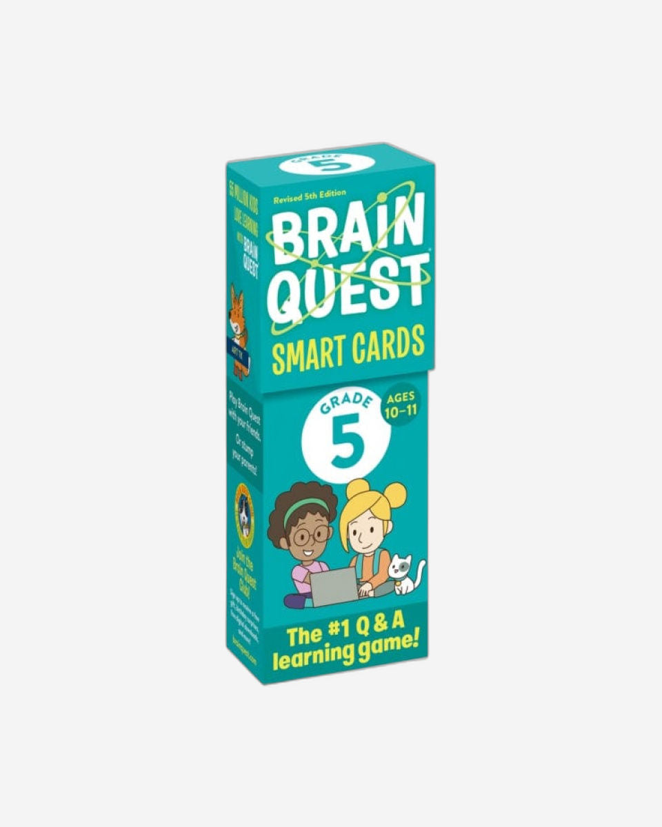 بطاقات ذكية من Brain Quest للصف الخامس - الطبعة الخامسة المنقحة