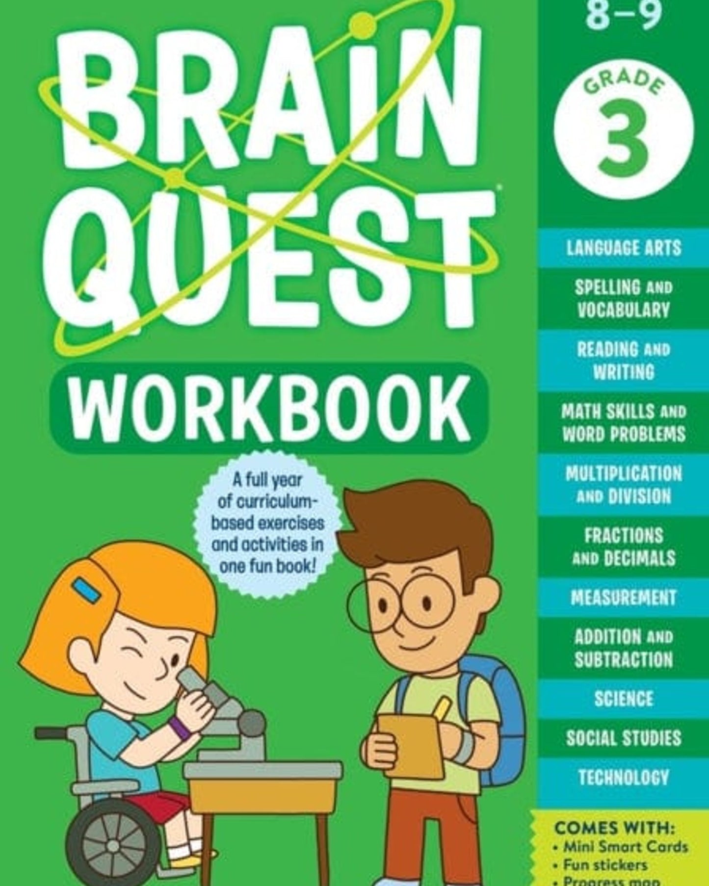 كتاب تمارين Brain Quest: الصف الثالث (الطبعة المنقحة)